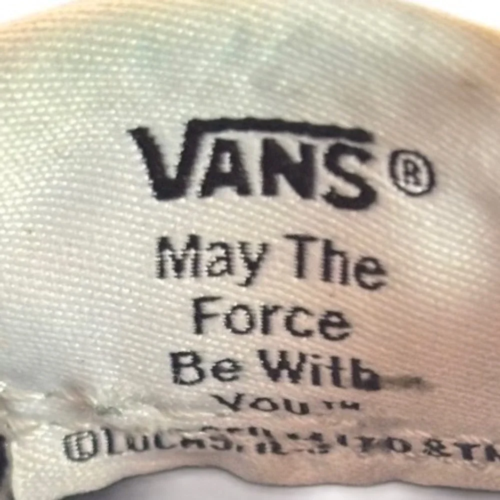 Vans Star Wars A New Hope Movie Sneakers M‎ 9 W 10.5 Jedi Saber Darth Vader Leia